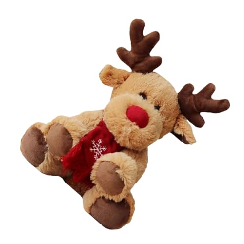 TOBBOMEY 1stk Weihnachtselchpuppe Elch Gefüllte Puppe Weihnachtspuppe Hirschpuppe Weihnachtsschmuck Erwachsenenpuppe Für Jungs Plüschtiere Tiere Spielzeug Haustier Spielzeug Stoff Brown von TOBBOMEY