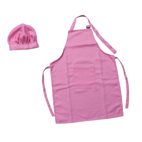 TOBBOMEY 2 STÜCK Kochschürze und Kochmütze Set Teilig Große Verstellbar für Jahre zum Backen Kochen Malen und Dekorieren Robustes Pflegeleichtes Material Geschenkspielset Rosa TOBBOMEY 2 STÜCK Kochschürze und Kochmütze Set Teilig Große Verstellbar für Jahre zum Backen Kochen Malen und Dekorieren Robustes Pflegeleichtes Material Geschenkspielset Rosa von TOBBOMEY