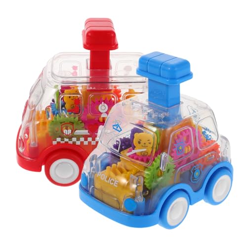 TOBBOMEY 2 Stück Auto Transparentes Getriebe Push Car aus Reibungsbetriebenes Fahrzeug für Kleinkinder Montessori Lernspielzeug Motorik TOBBOMEY 2 Stück Auto Transparentes Getriebe Push Car aus Reibungsbetriebenes Fahrzeug für Kleinkinder Montessori Lernspielzeug Motorik von TOBBOMEY