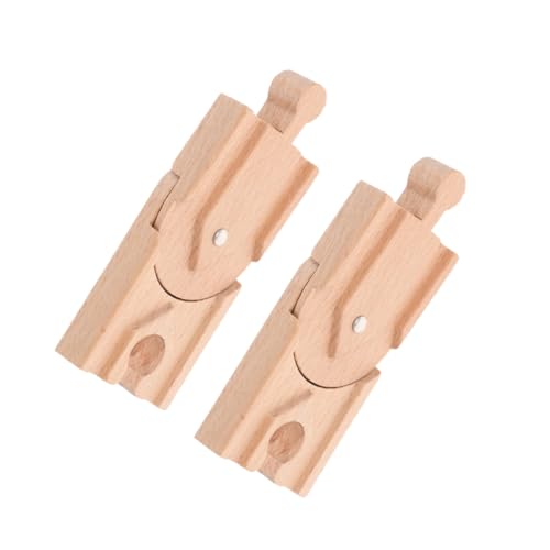 TOBBOMEY 2 Stück Holzeisenbahn Zubehör Holzgleis Zubehör für Kreative Spielbahn Erweiterung Kompatibel mit Thomas Zug Jungen Mädchen Ab Jahren TOBBOMEY 2 Stück Holzeisenbahn Zubehör Holzgleis Zubehör für Kreative Spielbahn Erweiterung Kompatibel mit Thomas Zug Jungen Mädchen Ab Jahren von TOBBOMEY
