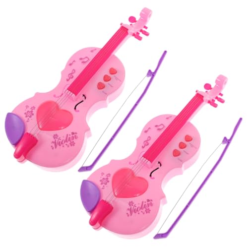 TOBBOMEY 2 Stück Mini Violine Teilig Kunststoff Musikinstrument Lernspielzeug für Anfänger Mädchen Musikalisches Kreativ und Sicher Zufällige Farbe Zufällige Farbe TOBBOMEY 2 Stück Mini Violine Teilig Kunststoff Musikinstrument Lernspielzeug für Anfänger Mädchen Musikalisches Kreativ und Sicher Zufällige Farbe Zufällige Farbe von TOBBOMEY