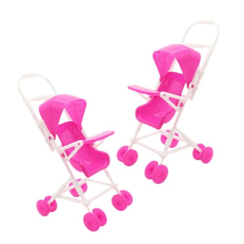 TOBBOMEY 2 Stück Puppenwagen Teilig Leichte Realistische Kinderwagen für Puppenhaus Zubehör Fördert Hand Augen Koordination für Rollenspiele mit Jungen und Mädchen TOBBOMEY 2 Stück Puppenwagen Teilig Leichte Realistische Kinderwagen für Puppenhaus Zubehör Fördert Hand Augen Koordination für Rollenspiele mit Jungen und Mädchen von TOBBOMEY