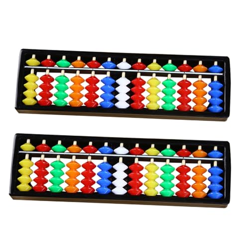 TOBBOMEY 2 Stück Teiliges Buntes Abakus Rechenrahmen Lernspielzeug für Mathematik Unterricht Zuhause und Klassenzimmer Leicht Tragbar Kindersicher Fördert Rechenfähigkeiten Jungen Mädchen TOBBOMEY 2 Stück Teiliges Buntes Abakus Rechenrahmen Lernspielzeug für Mathematik Unterricht Zuhause und Klassenzimmer Leicht Tragbar Kindersicher Fördert Rechenfähigkeiten Jungen Mädchen von TOBBOMEY