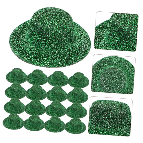 TOBBOMEY 20 Stück Mini Jazz Hüte Miniatur Puppenhüte Dunkelgrün DIY Bastelset Feine Kleine Hüte Für Puppen Dekoration Cosplay Zubehör TOBBOMEY 20 Stück Mini Jazz Hüte Miniatur Puppenhüte Dunkelgrün DIY Bastelset Feine Kleine Hüte Für Puppen Dekoration Cosplay Zubehör von TOBBOMEY