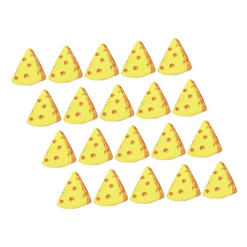TOBBOMEY 20 Stück Teiliges Mini Käse Modell Realistische Dreieck Käse Figurinen Detailreiche Miniatur Lebensmittel Zubehör für Küche und Basteln TOBBOMEY 20 Stück Teiliges Mini Käse Modell Realistische Dreieck Käse Figurinen Detailreiche Miniatur Lebensmittel Zubehör für Küche und Basteln von TOBBOMEY