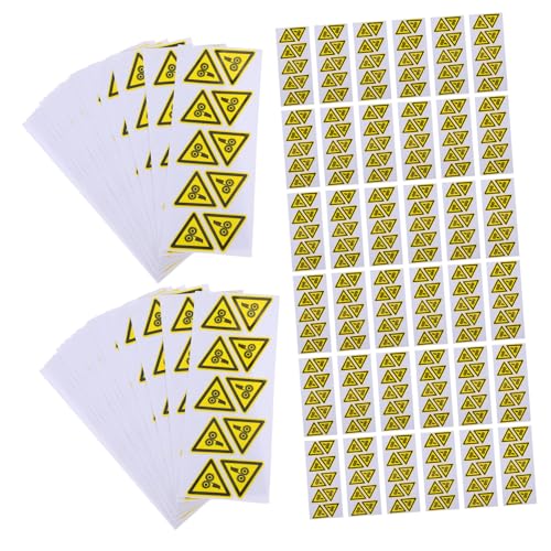 TOBBOMEY 200 Stück Warnaufkleber Selbstklebend Maschinenwarnzeichen Handverletzungsprävention Industrie Sicherheitsetiketten Sichtbare Gefahrenhinweise für Fabriken und Lager TOBBOMEY 200 Stück Warnaufkleber Selbstklebend Maschinenwarnzeichen Handverletzungsprävention Industrie Sicherheitsetiketten Sichtbare Gefahrenhinweise für Fabriken und Lager von TOBBOMEY