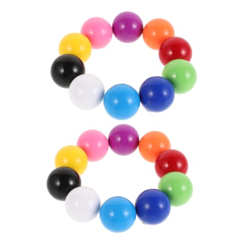 TOBBOMEY 20st Kugelspielzeug Farbige Kugel Sensorische Bälle Lehrmittel Für Mathematik Winziger Ball Kleines Spielzeug Mit Bällen Kleine Zählkugeln Wahrscheinlichkeitslehrball Plastik von TOBBOMEY