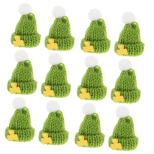 TOBBOMEY 20st Mini-entenhut Kleine Zylinder Miniaturhüte Mini-hüte Kleine Hüte Kleine Gelbe Entenhüte Haustierhüte Grüne Hüte Puppenhüte Irische Hüte Puppe Weihnachtsmütze Green Garn von TOBBOMEY