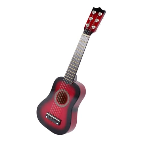 TOBBOMEY Mini-Gitarrenspielzeug für Kinder 21 Zoll Akustikgitarre pädagogisches Musikinstrument tragbar und leicht Jungen und Mädchen von TOBBOMEY