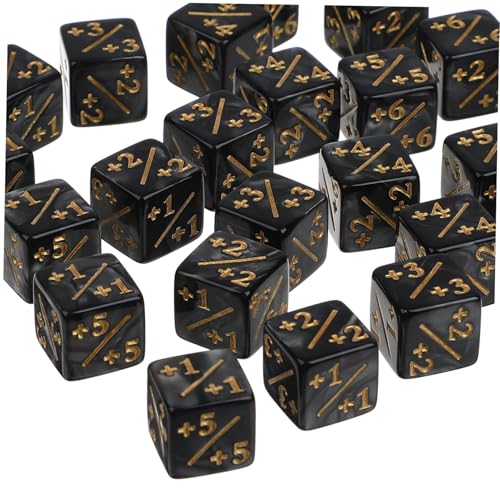 TOBBOMEY 24 Stück Teiliges Acryl Würfel Zähler mit Plus und Minuszeichen Langlebige Perlmutt Oberfläche Vielseitiges Kartenspiel und Tischspiel Zubehör für Familienfeiern und Lernspiele TOBBOMEY 24 Stück Teiliges Acryl Würfel Zähler mit Plus und Minuszeichen Langlebige Perlmutt Oberfläche Vielseitiges Kartenspiel und Tischspiel Zubehör für Familienfeiern und Lernspiele von TOBBOMEY