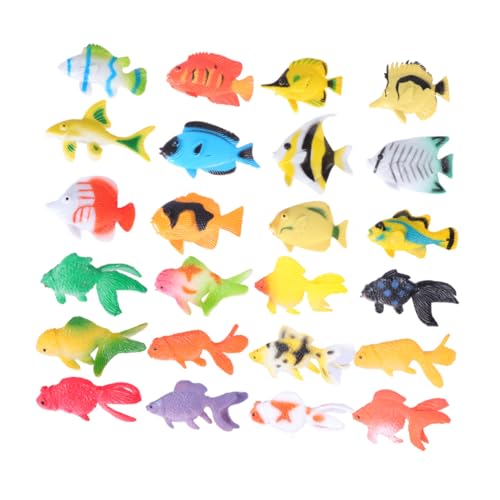 TOBBOMEY 24 Stück Teiliges Fischmodell Spielzeugset mit Tropischen Fischen und Goldfischen Realistische Figuren für Vorschulkinder Pädagogisches Meereslebewesen Lernspielzeug TOBBOMEY 24 Stück Teiliges Fischmodell Spielzeugset mit Tropischen Fischen und Goldfischen Realistische Figuren für Vorschulkinder Pädagogisches Meereslebewesen Lernspielzeug von TOBBOMEY
