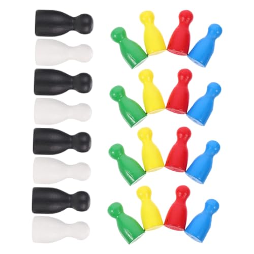 TOBBOMEY 24 Stück Teiliges Holz schachfiguren Kleine Spielfiguren Leicht Griffbereit für Brettspiele Unterhaltung Kinderlogik Kompakt Tragbar Vielseitig für Reisespiele TOBBOMEY 24 Stück Teiliges Holz schachfiguren Kleine Spielfiguren Leicht Griffbereit für Brettspiele Unterhaltung Kinderlogik Kompakt Tragbar Vielseitig für Reisespiele von TOBBOMEY