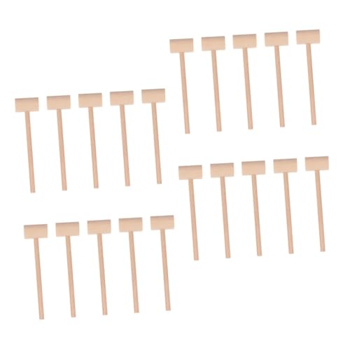 TOBBOMEY 25 Stück Teiliges Holz Mini Hämmer Mallets aus Naturholz für Muschelklemmen Basteln Lernspielzeug Partyaktivitäten Vielseitig Robust und Griffig TOBBOMEY 25 Stück Teiliges Holz Mini Hämmer Mallets aus Naturholz für Muschelklemmen Basteln Lernspielzeug Partyaktivitäten Vielseitig Robust und Griffig von TOBBOMEY