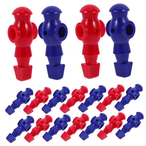 TOBBOMEY 26 Stück Teiliges Tischfußballspieler Figuren aus Robustem Kunststoff Schlagfest und Wiederverwendbar Ersatzteile für Tischkicker Hochwertige Fußball Maschinenzubehör Farblich TOBBOMEY 26 Stück Teiliges Tischfußballspieler Figuren aus Robustem Kunststoff Schlagfest und Wiederverwendbar Ersatzteile für Tischkicker Hochwertige Fußball Maschinenzubehör Farblich von TOBBOMEY