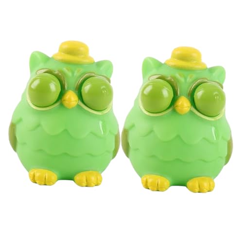 TOBBOMEY 2St Prise Musik für kinderspielzeug Toys for sensorisches Tricky Toys quetschen zappeln PVC Green von TOBBOMEY