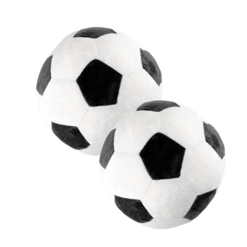 TOBBOMEY 2st Fußballpuppe Flauschiges Plüschkissen Mit Fußbällen Plüsch-fußballkissen Fußball-plüschtierkissen Plüsch-fußballspielzeug Gefülltes Fußballkissen Sport-plüschtier Pp Baumwolle von TOBBOMEY