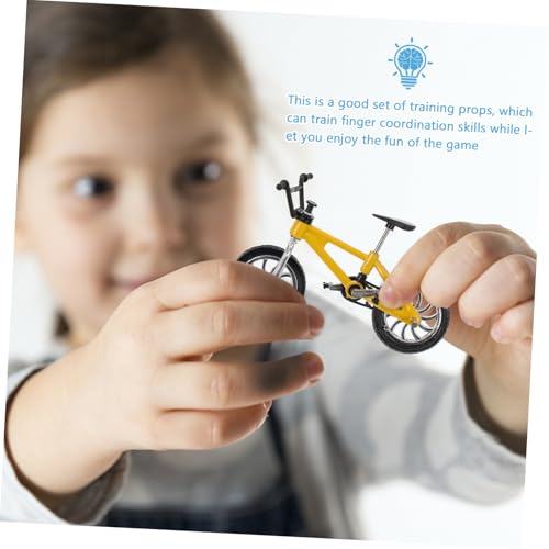 TOBBOMEY 3 Stück Teiliges Mini Finger Bike aus Legierung Kreatives Tragbares Fingerfahrrad zur Stressreduktion Geeignet als Dekoration und Lernspielzeug TOBBOMEY 3 Stück Teiliges Mini Finger Bike aus Legierung Kreatives Tragbares Fingerfahrrad zur Stressreduktion Geeignet als Dekoration und Lernspielzeug von TOBBOMEY