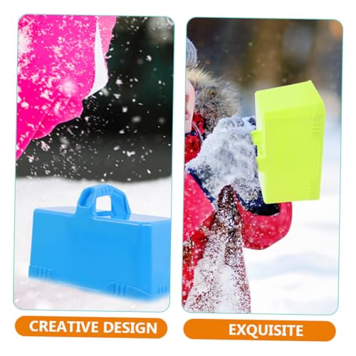 TOBBOMEY 3 Stück Teiliges Schneeblock Outdoor Winterspielzeug Leichte Schneemodelle zum Formen von Schnee und Sand Handlich und Robust für Schneeballschlachten Freien Zufällige Farbe TOBBOMEY 3 Stück Teiliges Schneeblock Outdoor Winterspielzeug Leichte Schneemodelle zum Formen von Schnee und Sand Handlich und Robust für Schneeballschlachten Freien Zufällige Farbe von TOBBOMEY