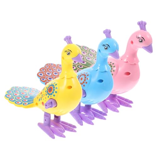 TOBBOMEY 3 Stück Teiliges Wind up Bunter Cartoon Pfau Figuren Verschleißfest Sicher Abgerundete Kanten Batteriefrei Dekorations Lernspielzeug für Kleinkinder TOBBOMEY 3 Stück Teiliges Wind up Bunter Cartoon Pfau Figuren Verschleißfest Sicher Abgerundete Kanten Batteriefrei Dekorations Lernspielzeug für Kleinkinder von TOBBOMEY