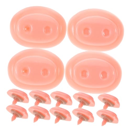 TOBBOMEY 30 Sets Schweinenase Zubehör Schweinenase Dekorationen Schweinenase Basteln Schweinenase Für DIY Tierpuppe DIY Puppe Schweinenase Basteln Herstellung Von Schweinenase von TOBBOMEY