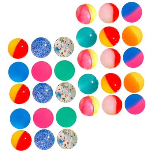 TOBBOMEY 30 Stück Teiliges Bunte Elastische Hüpfbälle für Kleine Gummibälle mit Hoher Partyfüllung und Mitgebsel für Geburtstage Leichte Glatte Oberfläche Vielseitiges TOBBOMEY 30 Stück Teiliges Bunte Elastische Hüpfbälle für Kleine Gummibälle mit Hoher Partyfüllung und Mitgebsel für Geburtstage Leichte Glatte Oberfläche Vielseitiges von TOBBOMEY