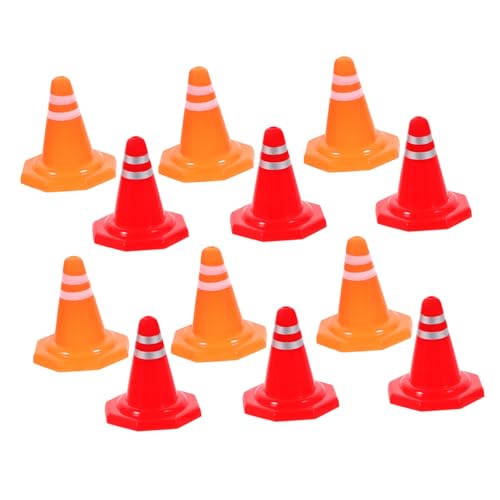 TOBBOMEY 30 Stück Teiliges Miniatur Verkehrsleitkegel Bunte Verkehrszeichen Modelle für Sandkasten Lernspielzeug zur Verkehrserziehung und Landschaftsdekoration Geeignet für Modellbau TOBBOMEY 30 Stück Teiliges Miniatur Verkehrsleitkegel Bunte Verkehrszeichen Modelle für Sandkasten Lernspielzeug zur Verkehrserziehung und Landschaftsdekoration Geeignet für Modellbau von TOBBOMEY