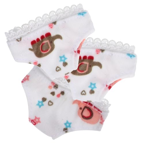 TOBBOMEY 3St -Shorts Mädchen Zubehör für Babypuppen wiedergeborene Babypuppen puppenkleidung Puppen Kleidung Puppen Mini- verkleiden Zubehör Stoff von TOBBOMEY