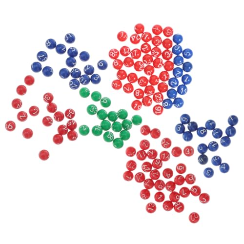 TOBBOMEY 3er Packungen Nummerierte Lotteriebälle aus Nahtlosem Kunststoff Farbige Spielbälle für Tombola Party Bingo und Raffle Spiele Vielseitige Party Activity Props für Zuhause und Club TOBBOMEY 3er Packungen Nummerierte Lotteriebälle aus Nahtlosem Kunststoff Farbige Spielbälle für Tombola Party Bingo und Raffle Spiele Vielseitige Party Activity Props für Zuhause und Club von TOBBOMEY
