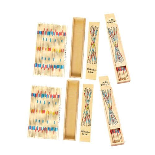 TOBBOMEY 4 Boxen Holz Pick Up Sticks Spiel Bunt Handkoordination Fördernd Kognitives Lernspielzeug für Sicher Verarbeitet für Familienspiele und Soziale Aktivitäten TOBBOMEY 4 Boxen Holz Pick Up Sticks Spiel Bunt Handkoordination Fördernd Kognitives Lernspielzeug für Sicher Verarbeitet für Familienspiele und Soziale Aktivitäten von TOBBOMEY