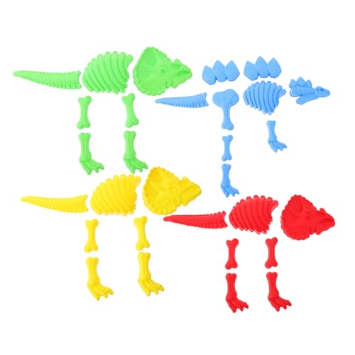 TOBBOMEY 4 Sätze Teiliges Dinosaurier Sandspielzeug aus Hochwertigem Kunststoff Realistische Strandformen in Rot Gelb Grün Blau Fördert Kreativität und Farbverständnis für Am Strand und TOBBOMEY 4 Sätze Teiliges Dinosaurier Sandspielzeug aus Hochwertigem Kunststoff Realistische Strandformen in Rot Gelb Grün Blau Fördert Kreativität und Farbverständnis für Am Strand und von TOBBOMEY