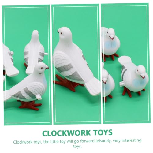 TOBBOMEY 4 Stück Aufziehspielzeug Taube Wind Up Lustige Geburtstags Party Geschenke Spaßige Kreative Spielwaren für Jungen Mädchen TOBBOMEY 4 Stück Aufziehspielzeug Taube Wind Up Lustige Geburtstags Party Geschenke Spaßige Kreative Spielwaren für Jungen Mädchen von TOBBOMEY