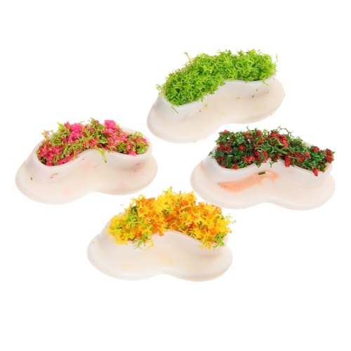 TOBBOMEY 4 Stück Miniatur Mini Gartenbank mit Blumenbeet Miniatur Sitzbank für Sandtisch und Puppenhaus Kleine Dekorative Sitzbank für Öffentliche Ruhebereiche Detailreiche Miniaturmöbel TOBBOMEY 4 Stück Miniatur Mini Gartenbank mit Blumenbeet Miniatur Sitzbank für Sandtisch und Puppenhaus Kleine Dekorative Sitzbank für Öffentliche Ruhebereiche Detailreiche Miniaturmöbel von TOBBOMEY