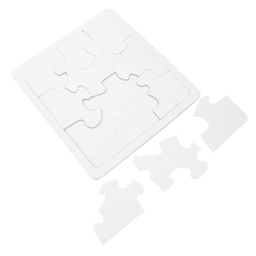 TOBBOMEY 4 Stück Teiliges Blanko papierpuzzle zum Selbstgestalten DIY Puzzle Bastelset Weißes Puzzle zum Bemalen mit Stiften und Farben Spielerisches Lernspiel für Kreativität und Teamspaß TOBBOMEY 4 Stück Teiliges Blanko papierpuzzle zum Selbstgestalten DIY Puzzle Bastelset Weißes Puzzle zum Bemalen mit Stiften und Farben Spielerisches Lernspiel für Kreativität und Teamspaß von TOBBOMEY