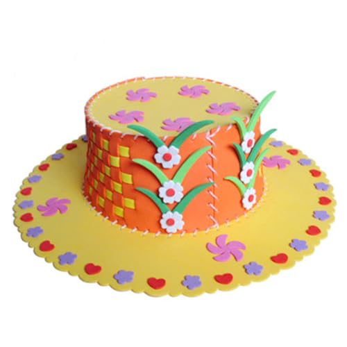 TOBBOMEY 4 Stück Teiliges DIY Bastelset EVA Sonnenhüte Cartoonmotive Kindergarten Pädagogisches Nähspaß für Jungen Mädchen Kreative Kopfbedeckungen TOBBOMEY 4 Stück Teiliges DIY Bastelset EVA Sonnenhüte Cartoonmotive Kindergarten Pädagogisches Nähspaß für Jungen Mädchen Kreative Kopfbedeckungen von TOBBOMEY