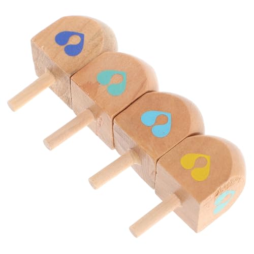 TOBBOMEY 4 Stück Teiliges Holz Dreidel Naturbelassen Kinderfreundlich und Sicher Handlicher Lernkreisel Feinmotorik und Konzentration Geeignet für Hanukkah Spiel und Familienzeit TOBBOMEY 4 Stück Teiliges Holz Dreidel Naturbelassen Kinderfreundlich und Sicher Handlicher Lernkreisel Feinmotorik und Konzentration Geeignet für Hanukkah Spiel und Familienzeit von TOBBOMEY