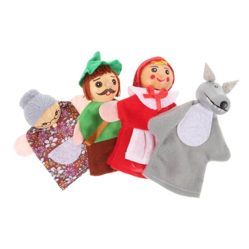 TOBBOMEY 4 Stück Teiliges Holz Fingerpuppen Tiermotiv Süße Handgefertigte für Kleinkinder Interaktive für Geschichten und Partys TOBBOMEY 4 Stück Teiliges Holz Fingerpuppen Tiermotiv Süße Handgefertigte für Kleinkinder Interaktive für Geschichten und Partys von TOBBOMEY