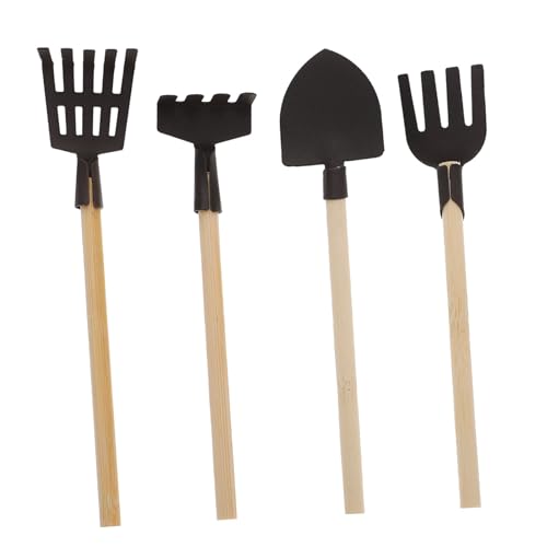 TOBBOMEY 4 Stück Teiliges Mini Gartenwerkzeug aus Sicherem Material Mini Rechen Schaufel und Forke für Vielseitiges Gartenspielzeug für Kleine Mädchen Kreativität und Feinmotorik TOBBOMEY 4 Stück Teiliges Mini Gartenwerkzeug aus Sicherem Material Mini Rechen Schaufel und Forke für Vielseitiges Gartenspielzeug für Kleine Mädchen Kreativität und Feinmotorik von TOBBOMEY