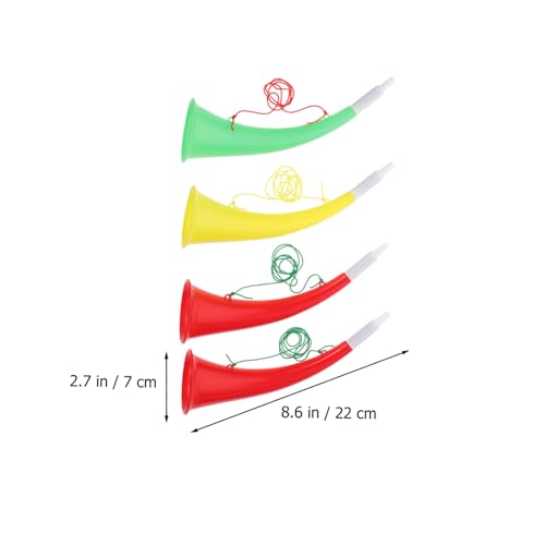 TOBBOMEY 4 Stück Teiliges Ox Horn Fußball Party Leichte Praktische Tröten mit Sanftem Klang zum Anfeuern bei Sportveranstaltungen und Kindergeburtstagen Zufällige Farbe Zufällige Farbe TOBBOMEY 4 Stück Teiliges Ox Horn Fußball Party Leichte Praktische Tröten mit Sanftem Klang zum Anfeuern bei Sportveranstaltungen und Kindergeburtstagen Zufällige Farbe Zufällige Farbe von TOBBOMEY