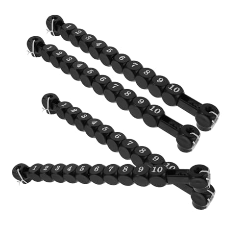 TOBBOMEY 4 Stück Teiliges Tischkicker Punktzähler Robuste Tischspiel Score Keeper Präzise Punktezähler Anzeige Einfach zu Montieren Vielseitig für Fußball Air-Hockey-Spiele TOBBOMEY 4 Stück Teiliges Tischkicker Punktzähler Robuste Tischspiel Score Keeper Präzise Punktezähler Anzeige Einfach zu Montieren Vielseitig für Fußball Air-Hockey-Spiele von TOBBOMEY