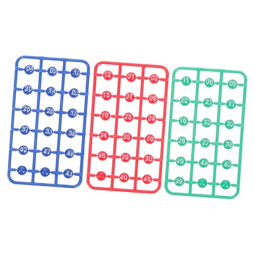 TOBBOMEY 49 Stück Teiliges Nummerierte Lotteriekugeln aus Bruchsicherem Farbige Bingo bälle mit Klaren Zahlen für Tombola Partyspiele und Manuelle Ziehungen Kleine Kugeln Ø TOBBOMEY 49 Stück Teiliges Nummerierte Lotteriekugeln aus Bruchsicherem Farbige Bingo bälle mit Klaren Zahlen für Tombola Partyspiele und Manuelle Ziehungen Kleine Kugeln Ø von TOBBOMEY