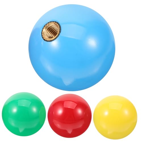 TOBBOMEY 4Pcs Handle Rocker Ball Head Game Konsolen Joystick Console Tragbare Spielkonsole Game Stick Ball Wiederverwendbares Ersatzspiel Spiel Stick Ball Game Stick Ball Head Game Parts von TOBBOMEY