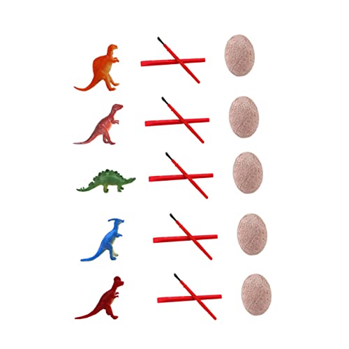 TOBBOMEY 5 Sets Dinosaurier Eier Grab Set Dinosaurier Ei Set Dino Eier Grab Set Dino Eier Konstruktionsspielzeug Dinosaurier Ei Grab Set Grab Dinosaurier Eier Brut Dinosaurier von TOBBOMEY