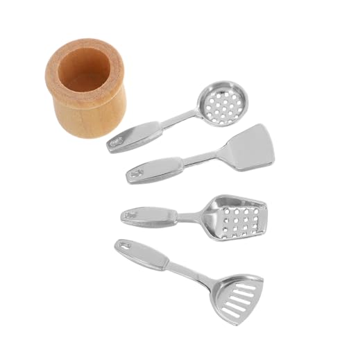 TOBBOMEY 5stücke Puppenhaus-küchenzubehör Maßstab Miniatur-kochgeschirr Metallwerkzeuge Eimer Enthalten Für Puppenhaus-Dekoration Mikrolandschaften Sammlerstücke Und Bastelprojekte TOBBOMEY 5stücke Puppenhaus-küchenzubehör Maßstab Miniatur-kochgeschirr Metallwerkzeuge Eimer Enthalten Für Puppenhaus-Dekoration Mikrolandschaften Sammlerstücke Und Bastelprojekte von TOBBOMEY