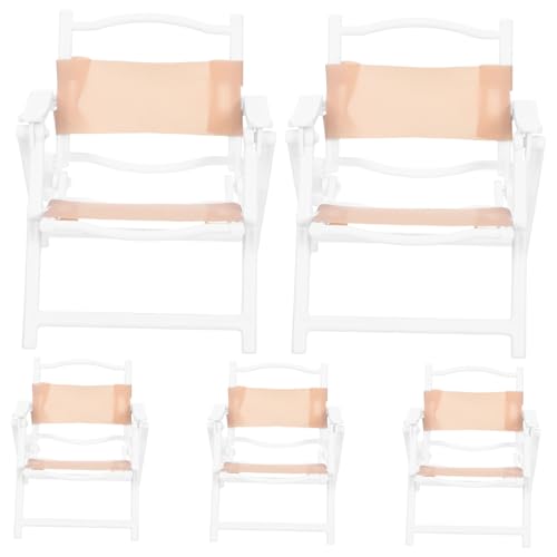 TOBBOMEY 5 Stück Teiliges Miniatur Klapp-strandliegestuhl Puppenhaus Realistische Camping Strandmöbel Leicht Faltbar Vielseitig Kompatibel Fördert Selbstständiges und Kreative Rollenspiele TOBBOMEY 5 Stück Teiliges Miniatur Klapp-strandliegestuhl Puppenhaus Realistische Camping Strandmöbel Leicht Faltbar Vielseitig Kompatibel Fördert Selbstständiges und Kreative Rollenspiele von TOBBOMEY