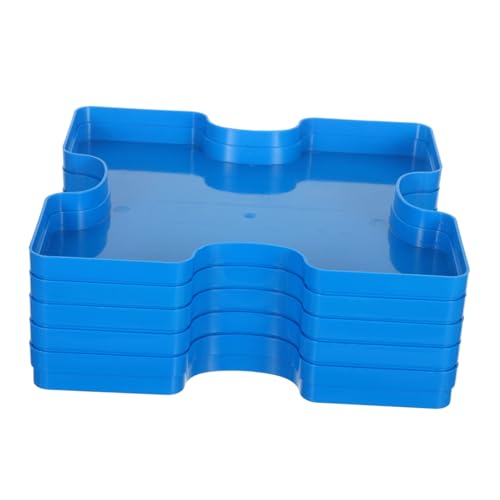 TOBBOMEY 5 Stück Teiliges Puzzle-sortier Langlebigem Stapelbare Organizer-Platten für Effiziente Aufbewahrung und Schutz von Puzzleteilen Multifunktional für Bastelmaterialien Perlen TOBBOMEY 5 Stück Teiliges Puzzle-sortier Langlebigem Stapelbare Organizer-Platten für Effiziente Aufbewahrung und Schutz von Puzzleteilen Multifunktional für Bastelmaterialien Perlen von TOBBOMEY