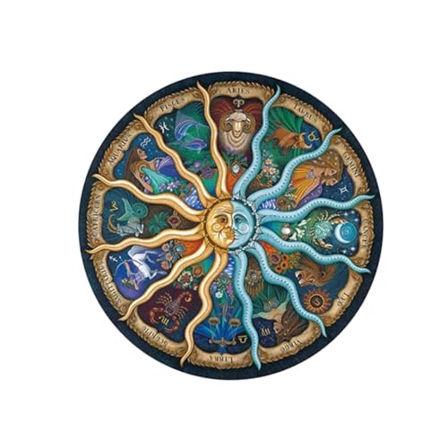 TOBBOMEY 500 Stück Teiliges Rundes Puzzle für Erwachsene und Jugendliche Farbenfrohes Präzise Geschnitten Langlebiges Papier Material und Freizeitspiel TOBBOMEY 500 Stück Teiliges Rundes Puzzle für Erwachsene und Jugendliche Farbenfrohes Präzise Geschnitten Langlebiges Papier Material und Freizeitspiel von TOBBOMEY