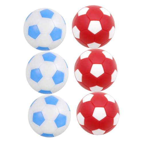 TOBBOMEY 6 Stück Tischfußballbälle mit Matter Oberfläche Abriebfest und Farblich Sortiert Rot weiß Blau weiß Ersatzbälle für Mini Tischkicker und Tisch Soccer Spiel für Erwachsene und TOBBOMEY 6 Stück Tischfußballbälle mit Matter Oberfläche Abriebfest und Farblich Sortiert Rot weiß Blau weiß Ersatzbälle für Mini Tischkicker und Tisch Soccer Spiel für Erwachsene und von TOBBOMEY