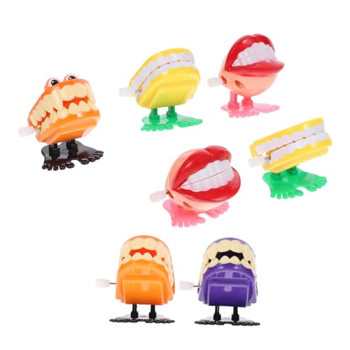 TOBBOMEY 7 Stück Teiliges Wind up Zähne aus Robustem Kunststoff Lustige Klappernde Laufzähne für Kreatives Aufziehspielzeug für Partydekoration und Spielerisches Lernen TOBBOMEY 7 Stück Teiliges Wind up Zähne aus Robustem Kunststoff Lustige Klappernde Laufzähne für Kreatives Aufziehspielzeug für Partydekoration und Spielerisches Lernen von TOBBOMEY