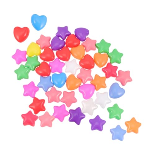 TOBBOMEY 80 Stück Teiliges Bunte Stern und Herzförmige Bälle aus Leichtem PE Material Robustes Bällebadspielzeug für Fördert Greifkraft und Hand Auge Koordination für Indoor Spielbereiche TOBBOMEY 80 Stück Teiliges Bunte Stern und Herzförmige Bälle aus Leichtem PE Material Robustes Bällebadspielzeug für Fördert Greifkraft und Hand Auge Koordination für Indoor Spielbereiche von TOBBOMEY