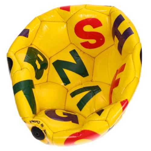 TOBBOMEY Aufblasbarer Fußball aus Strapazierfähigem PVC Luftdichtes Leichtes für Kleinkinder für Garten und Indoor Spielspaß TOBBOMEY Aufblasbarer Fußball aus Strapazierfähigem PVC Luftdichtes Leichtes für Kleinkinder für Garten und Indoor Spielspaß von TOBBOMEY